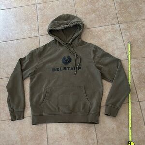 Belstaff Green Sweatshirt Classic Pullover Style